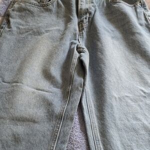 SHEIN Men's Light Gray Straight Jeans